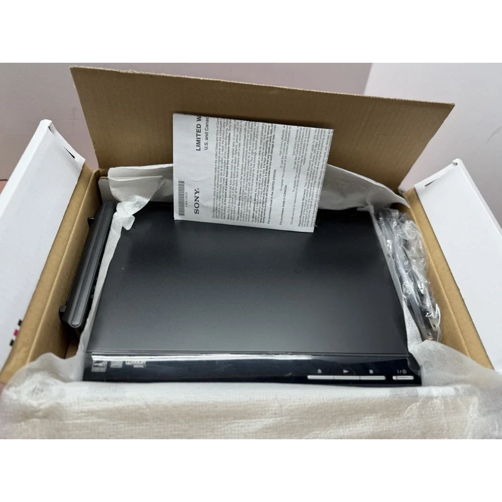 Sony DVP-SR510H DVD Player 1080p Upscaling HDMI Black Region 1 Remote Cables